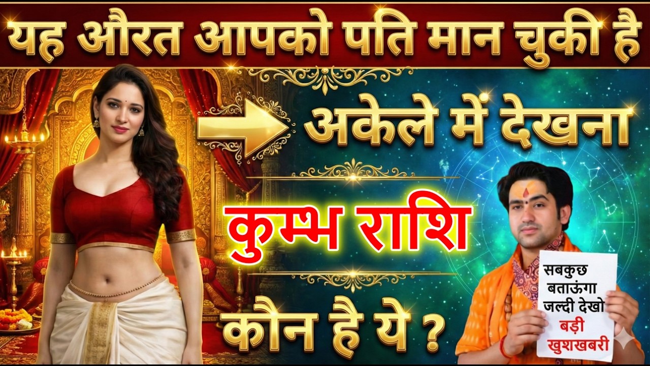 कुम्भ राशि यह औरत पति मान चुकी है जल्दी देखो बड़ी खुशखबरी
