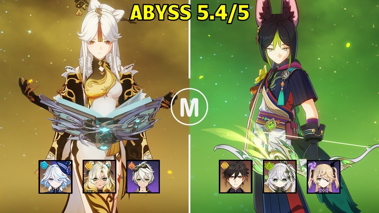 C6 Ningguang Hyper Carry & C2 Tighnari Quicken - 5.4/5.5 Abyss - Floor 12 9 stars - Genshin Impact