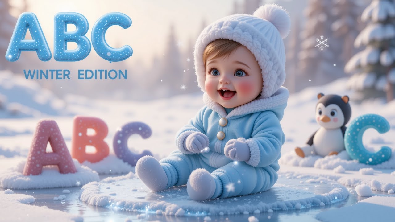 ABC PHONICS WINTER EDITION ❄️ | LEARN LETTERS IN A SNOWY LAND | ALPHABET LEARNING FOR CHILDREN