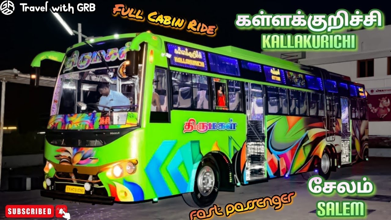 💖🚍 திருமகள் பஸ் சர்வீஸ் 🚍💖|சேலம் 🔁 கள்ளக்குறிச்சி|🔥Royal Rider🔥|Fast Passenger|Travel with GRB|EP:80