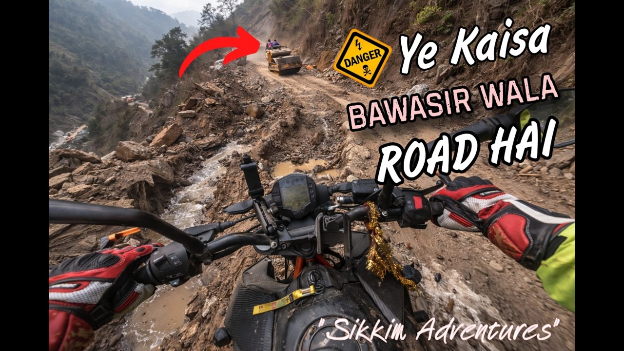 SOCHA NAHI THA AISE ROAD MILENGEY😨 | SOUTH SIKKIM EXPLORATION |🏍️🏞️#sikkimtour #offroading  #vlogs