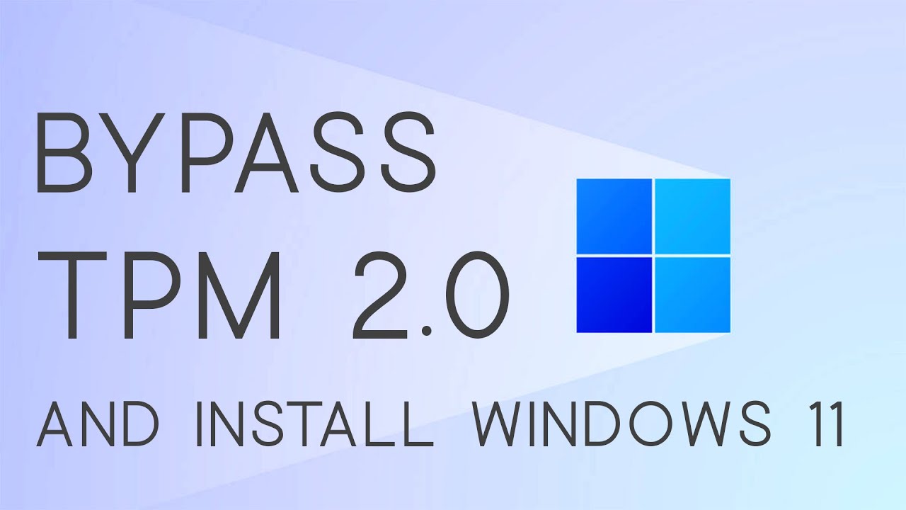 How to Bypass TPM 2.0 to install Windows 11 on any PC 💻