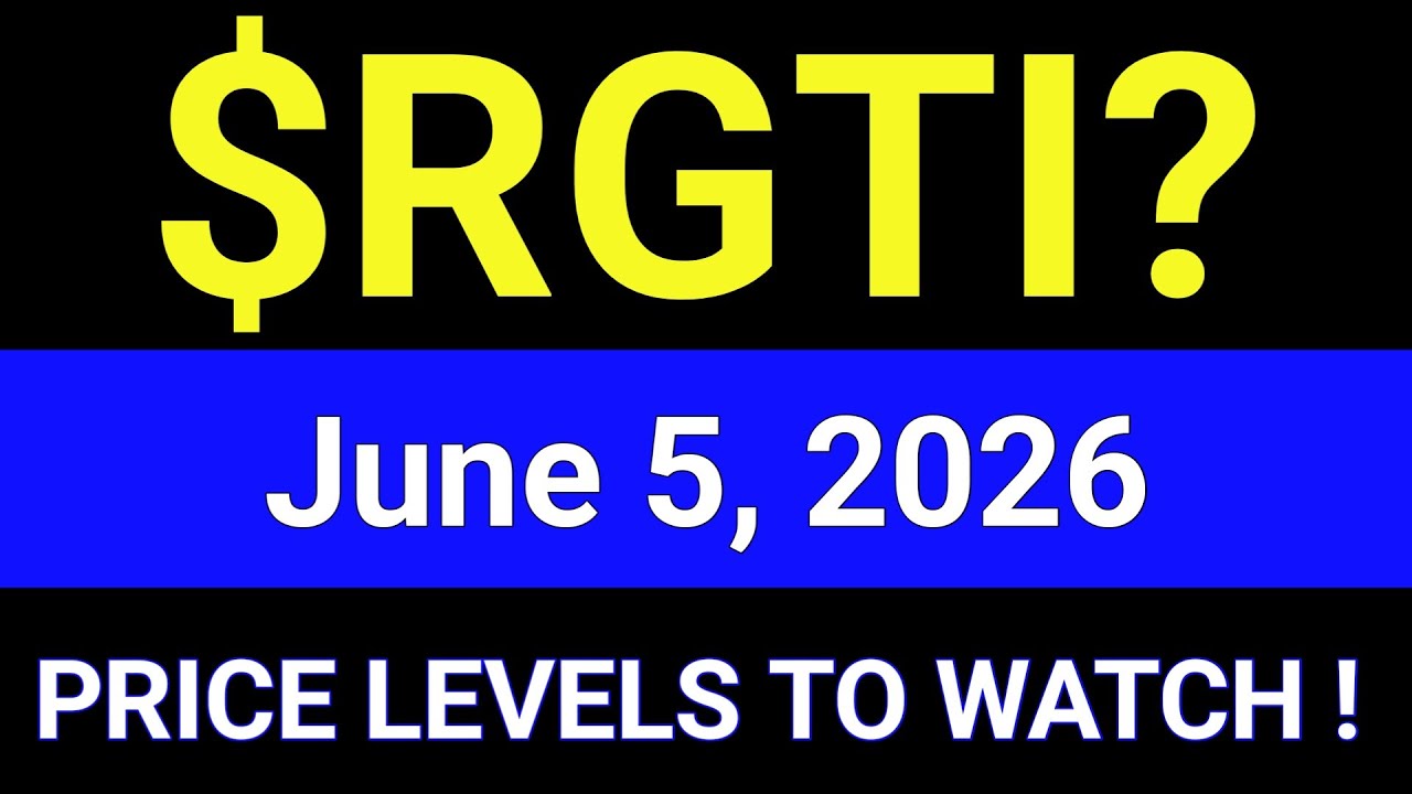 RGTI Stock Technical Analysis | Rigetti Computing, Inc. | June 5, 2026