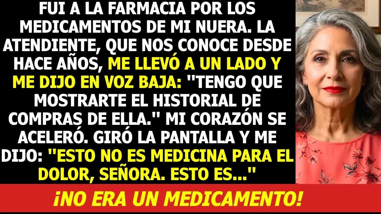 La Farmac&eacute;utica me Jal&oacute; Aparte y Dijo： ＂Eso No es Para el Dolor＂... Lo Que Vi me Hel&oacute; la Sangre