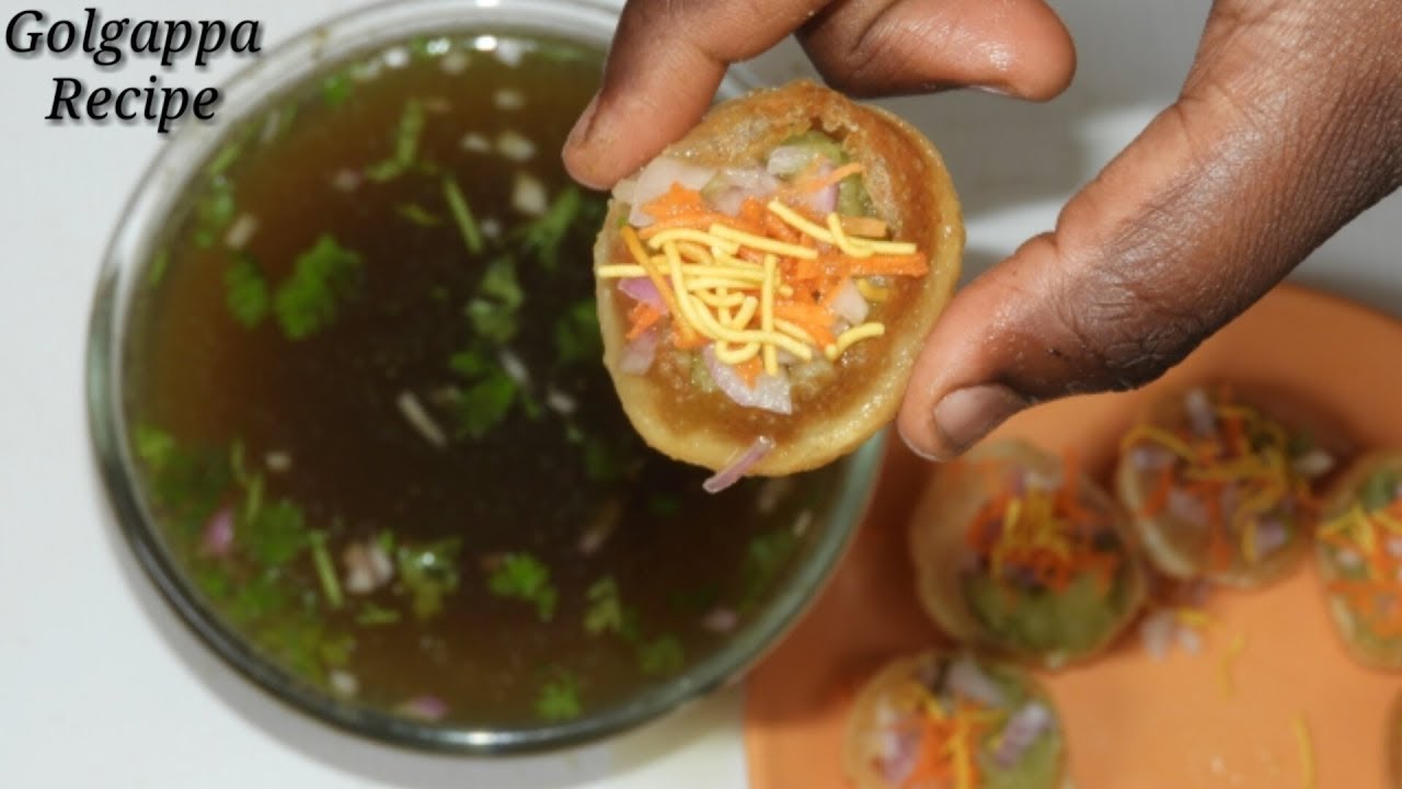Pani puri in Kannada | ಪಾನಿಪುರಿ / ಗೊಲ್ ಗಪ್ಪಾ | Golgappa Recipe in Kannada | Rekha Aduge