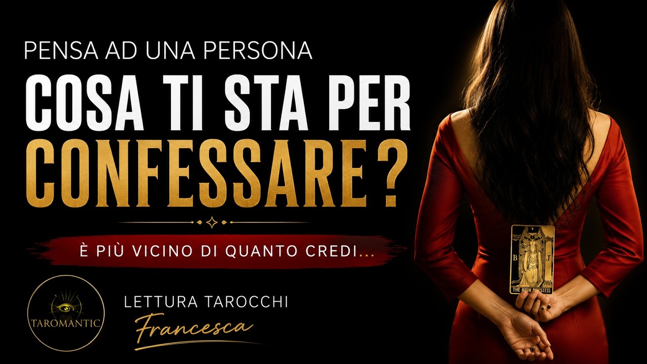 PENSA AD UNA PERSONA ♥️ TI DIRÓ COSA STA PER CONFESSARTI ! ♥️🔔 LE PAROLE ESATTE CHE STA PER DIRTI!