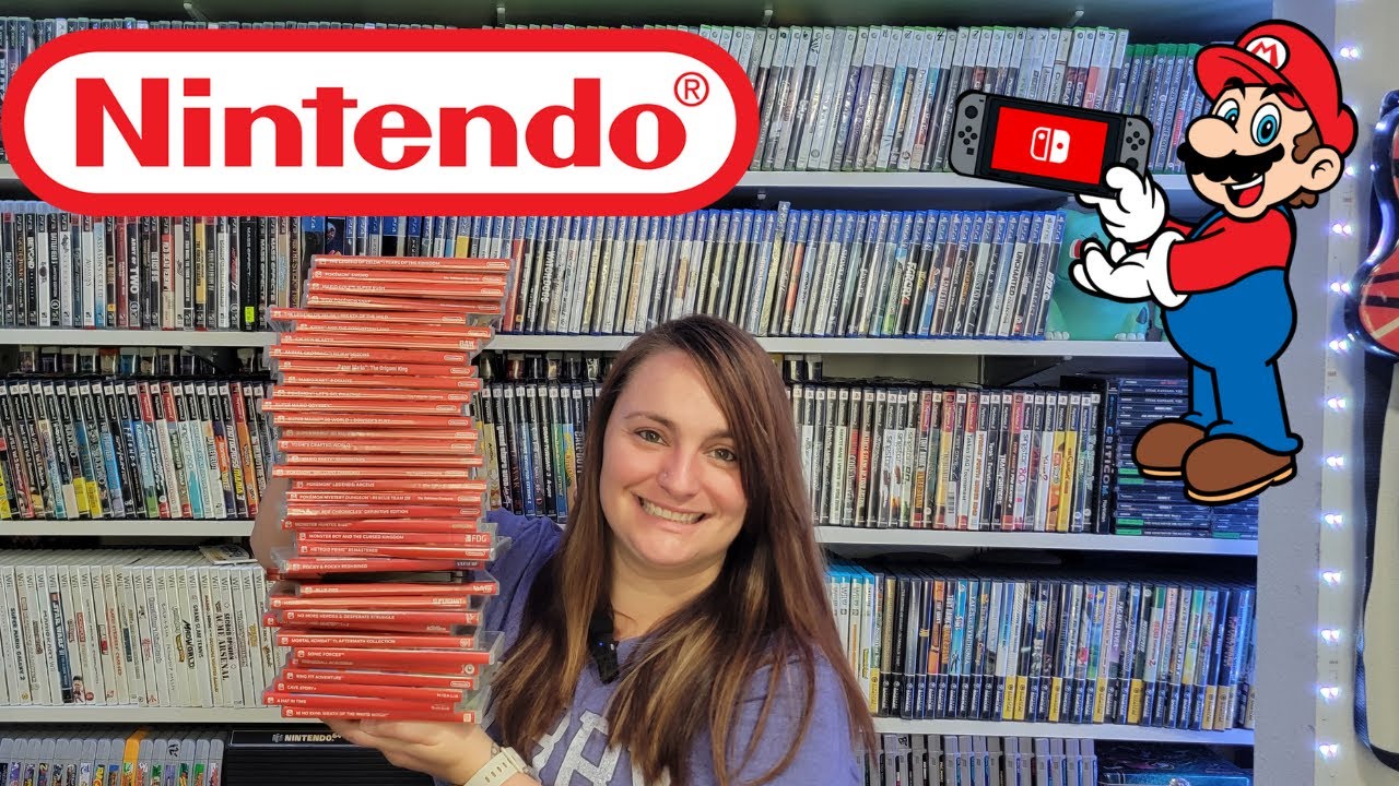 Моя коллекция Nintendo Switch 2023