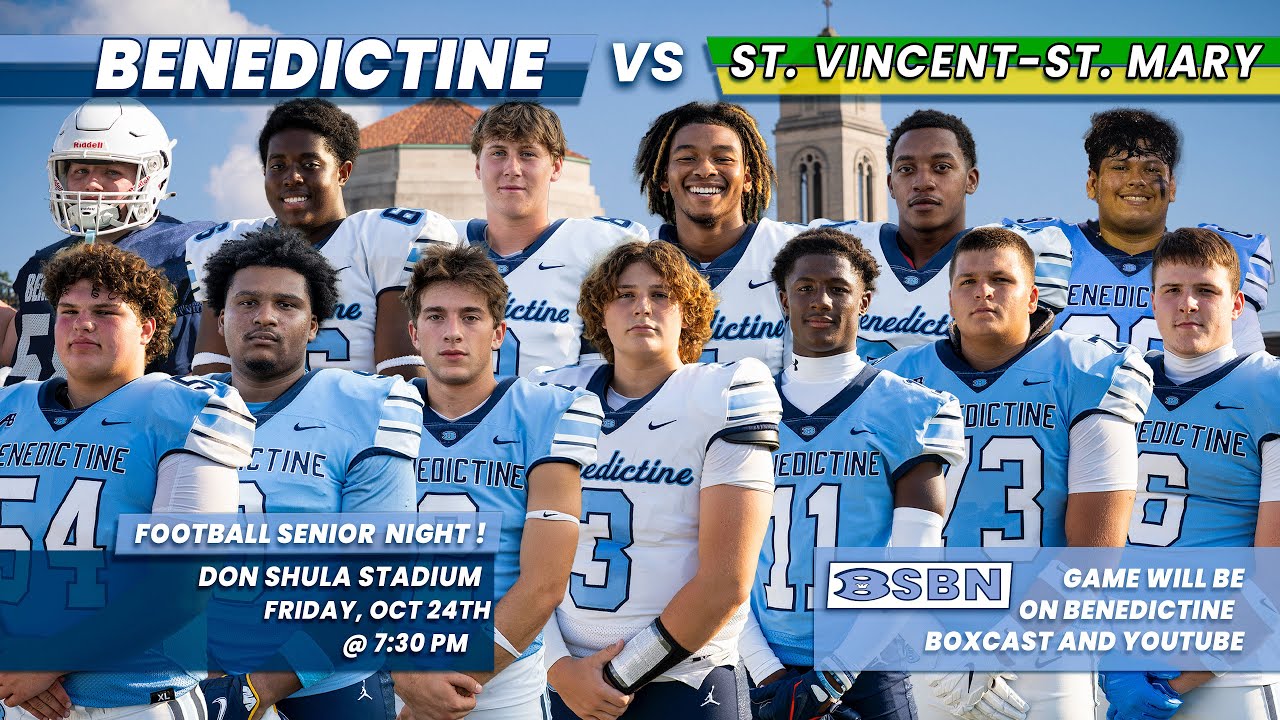 Benedictine Football vs St. Vincent-St. Mary SENIOR NIGHT