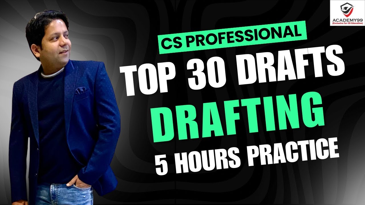 TOP 30 DRAFTS | 5 HOURS PRACTICE | DRAFTING MARATHON | CS PROFESSIONAL