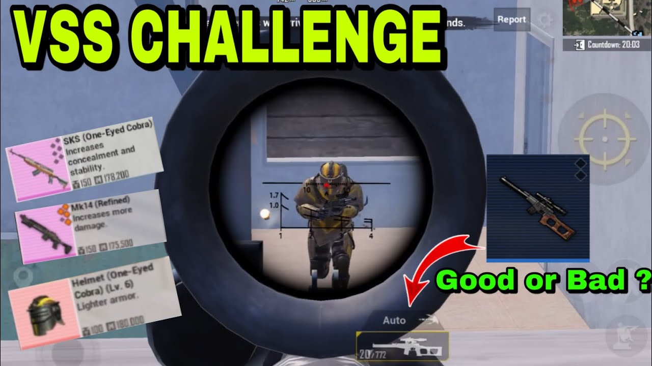 Metro Royale VSS Challenge in Advanced Mode / PUBG METRO ROYALE CHAPTER 3