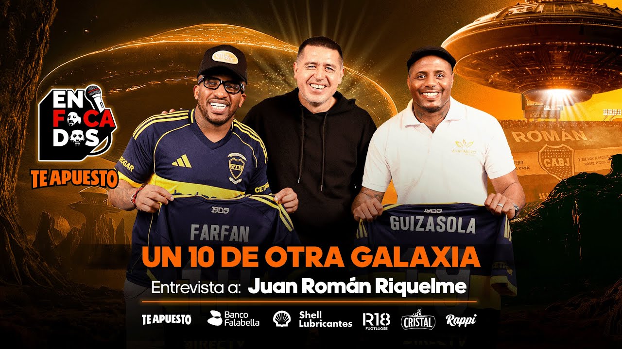 JUAN ROMÁN RIQUELME EN ENFOCADOS TE APUESTO CON JEFFERSON FARFÁN Y ROBERTO GUIZASOLA
