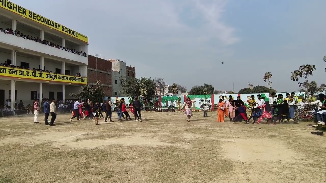 Class 9 8 girls Rassi Competition KFG HIGHER SECONDARY SCHOOL FAZILNAGAR 