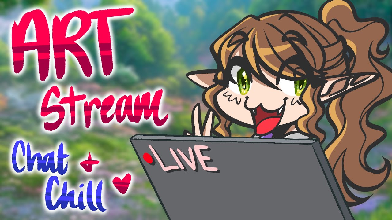 Art Commission Sesh! | Commission Info BELOW! | Chat + Chill LIVE!