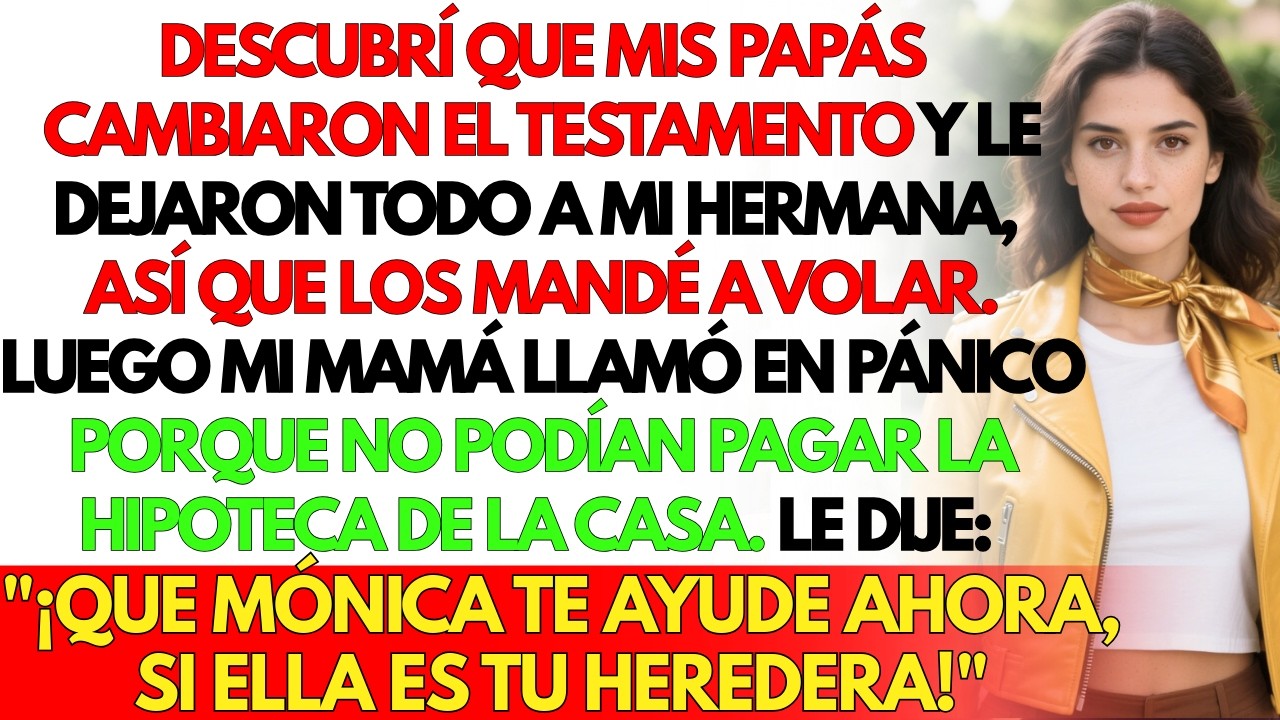 Vi El Testamento En El Estudio: 