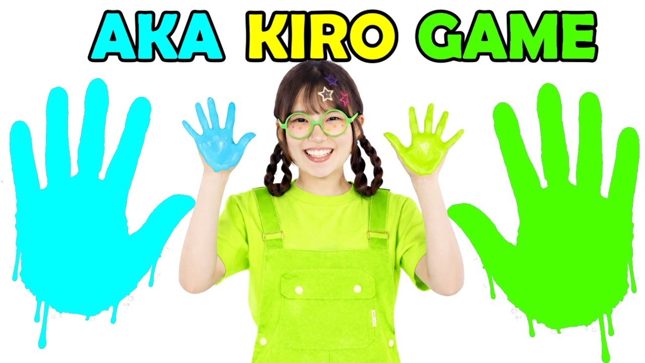 AKA! KIRO! AO! KIRO! LONG 3 COLORS VERSION | Trending Color Mixing Game