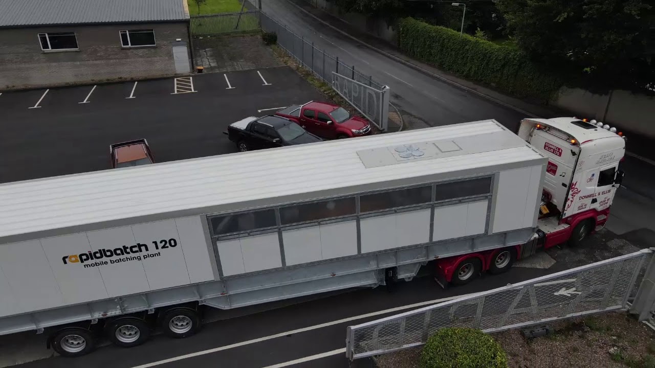 Rapidbatch Mobile Concrete Batching Plant Dispatch to Finland