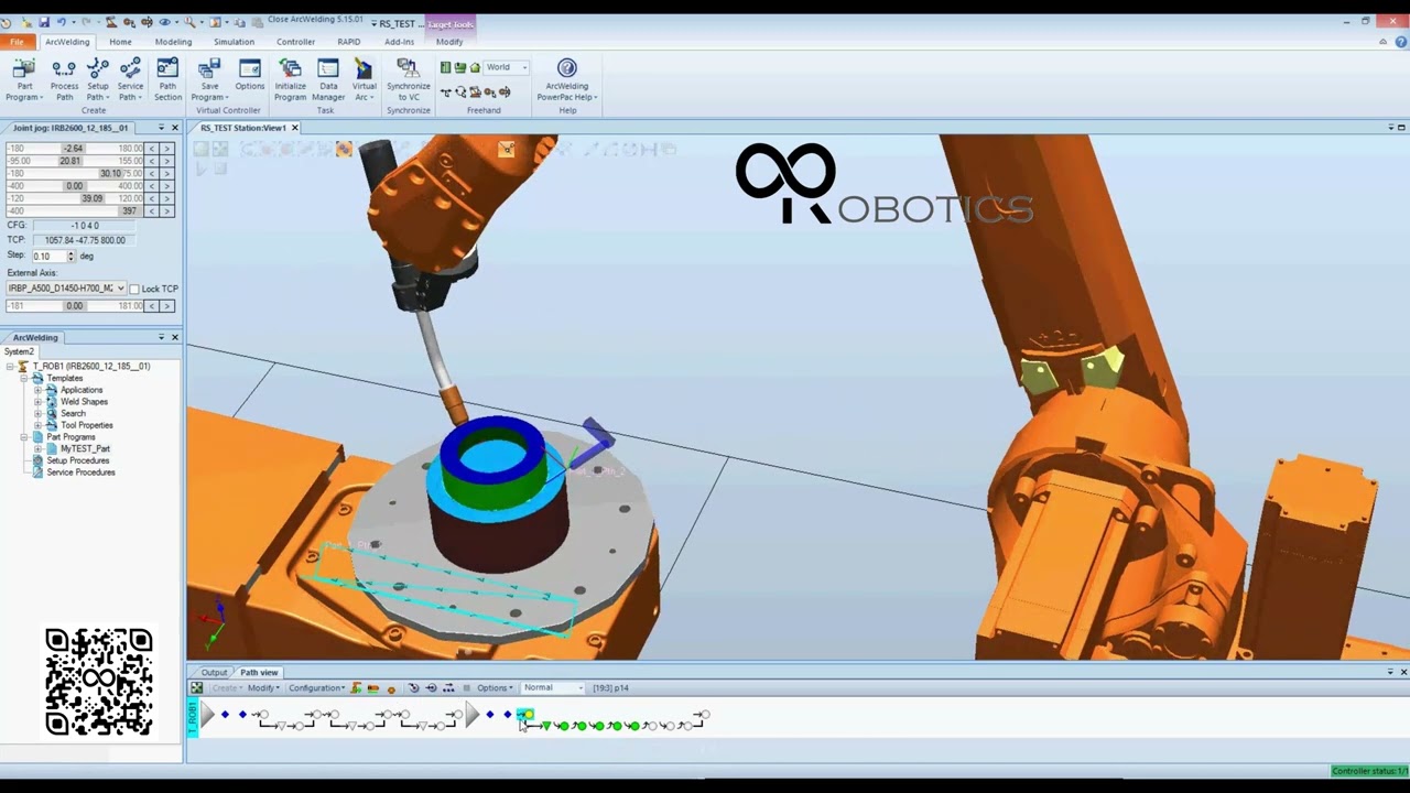 IR Robot Studio 5 15 ArcWelding PowerPac 2 Circular Welds