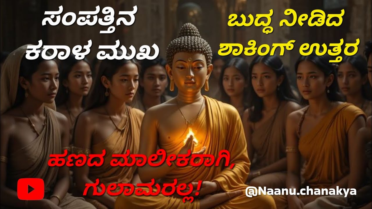 ಹಣದ ಹಿಂದೆ ಓಡುವ ಮುನ್ನ ಇದು ತಿಳಿಯಲಿ! ಸಂಪತ್ತಿನ ಬಗ್ಗೆ ಬುದ್ಧ ಹೇಳಿದ ಕಟು ಸತ್ಯ | Buddha on Wealth & Money 
