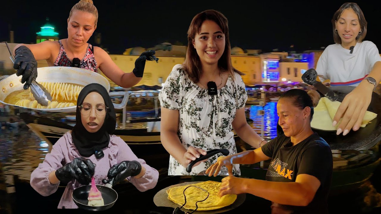 حكاية 5 نساء مع الفود تراك  في الميناء القديم ببنزرت