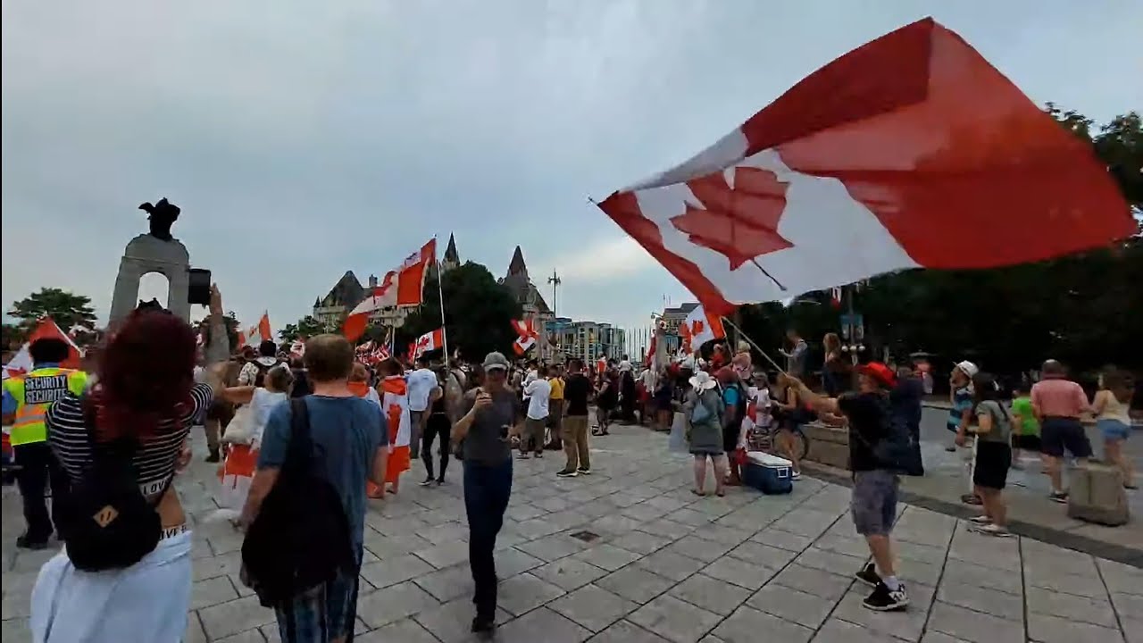 🔴LIVE Ottawa - Downtown walk in preparation for Canada Day & James Topp Arrival - June 30 2022