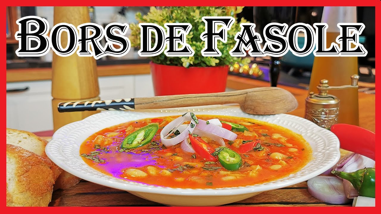 Bors de Fasole cu Sunca/Slanina Afumata si Tarhon - Ciorba de Fasole - Florin Arvunescu