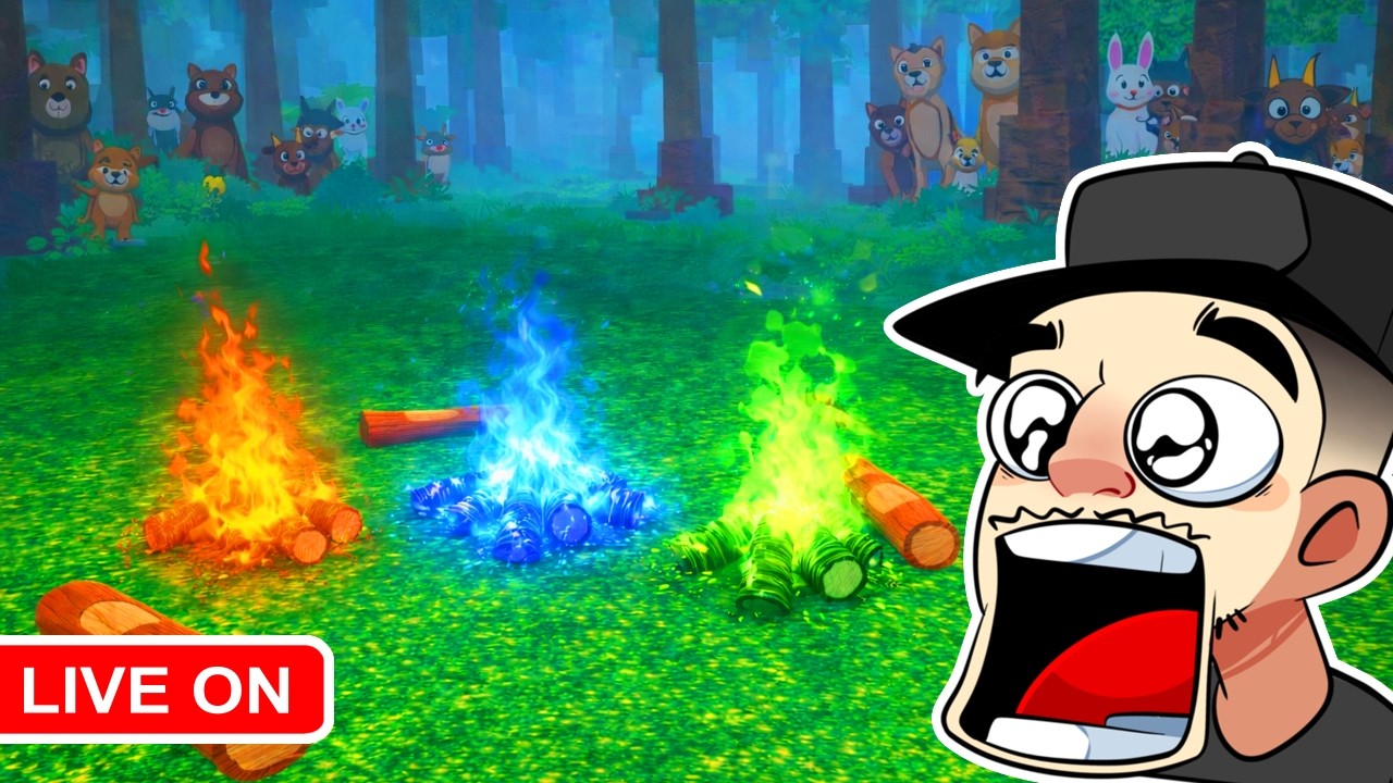 🔴 AO VIVO AGORA: CHAMAS MODIFICADAS  99 Noites na Floresta 😳🔥 | #20