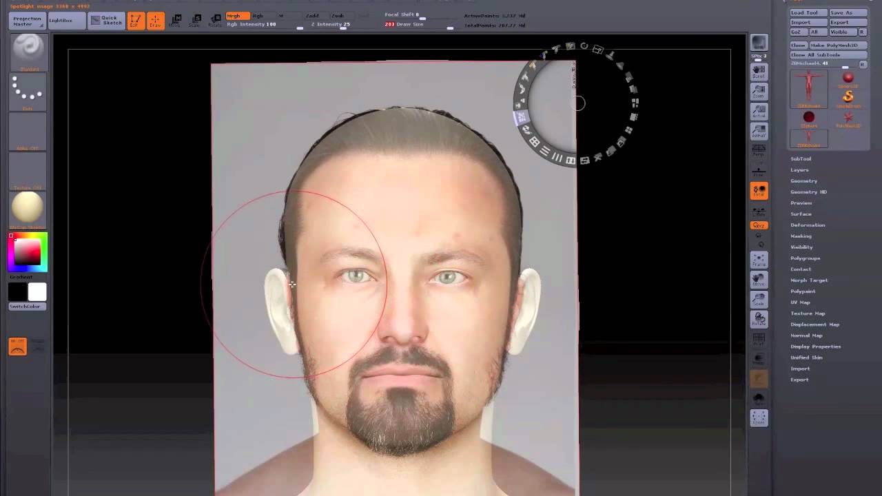 ZBrush 4-Spotlight tutorial (Part 03)