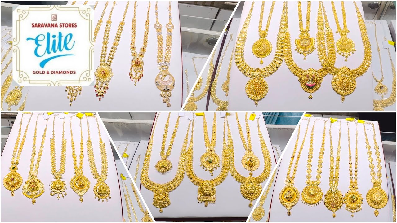 4 Savaran Gold Haram Collections | Saravana Stores Elite | Kerala | Turkey | Bombay | Kolkata