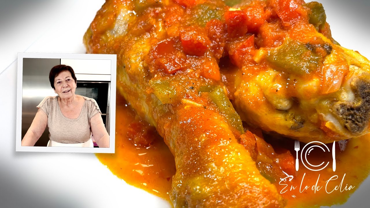 POLLO AL CHILINDRÓN...buenísimo y súper sano.