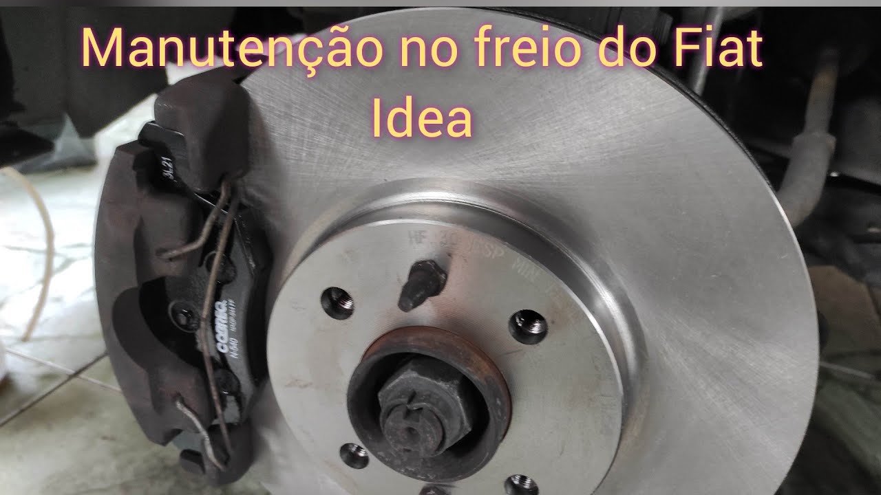 Manutenção do freio dianteiro do Fiat ideia