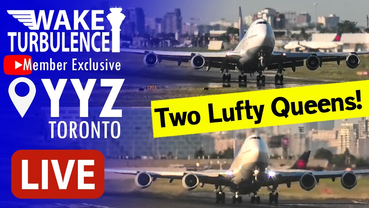 🔴Members Pop-Up Stream: Catching a Double Dose of Lufthansa 747!