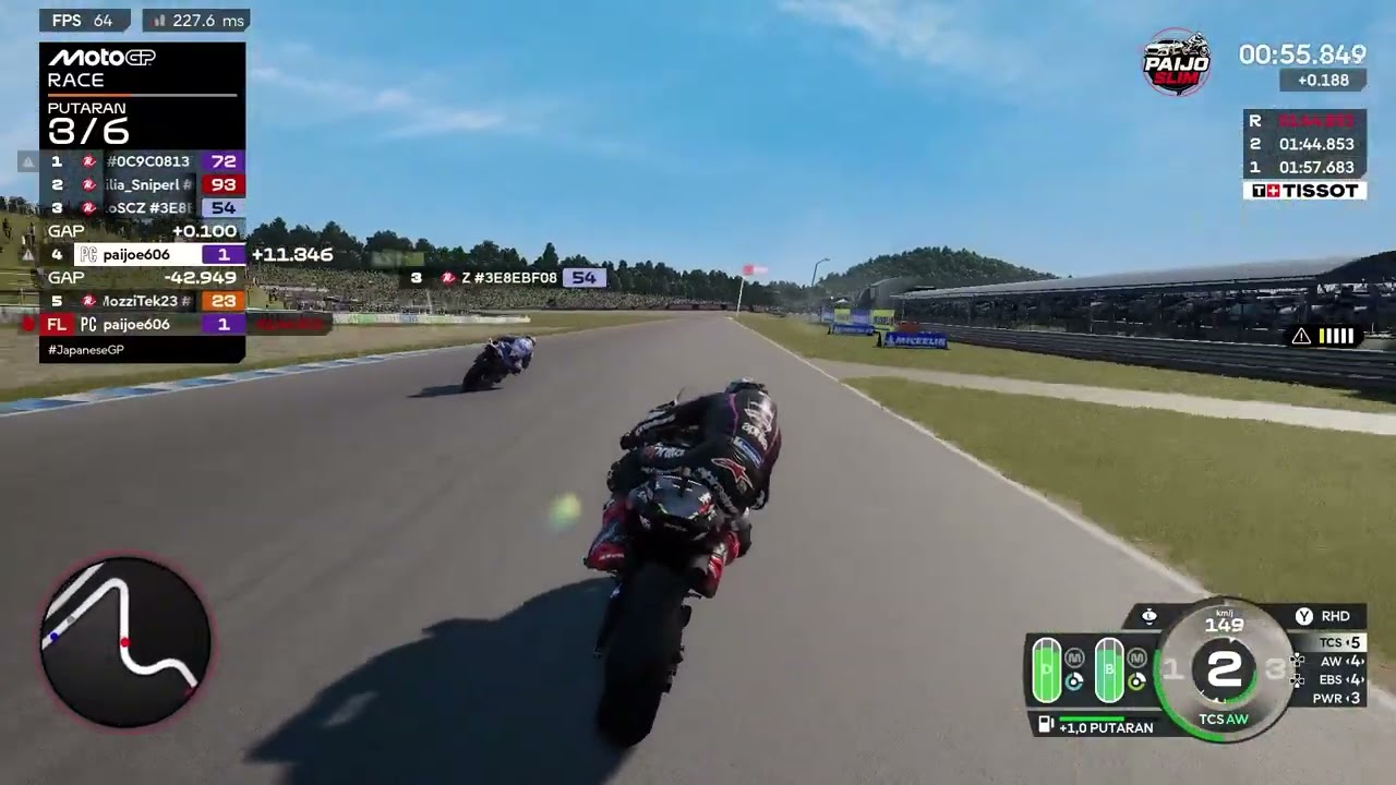 🔥 CRASH di Awal!! Duel Gila Rebut P3 MotoGP 25 Online Aprilia vs Player