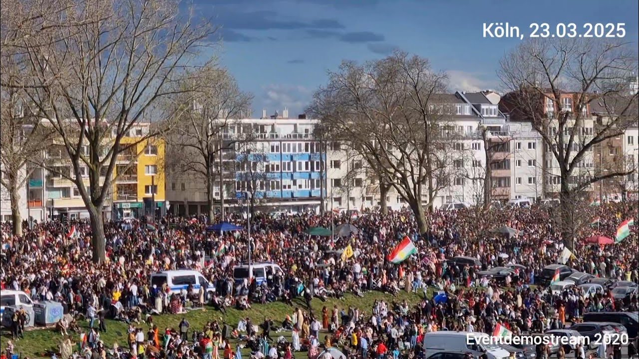 Kurdische Community feiert ihr Neujahresfest Newroz in Köln 22.03.2025