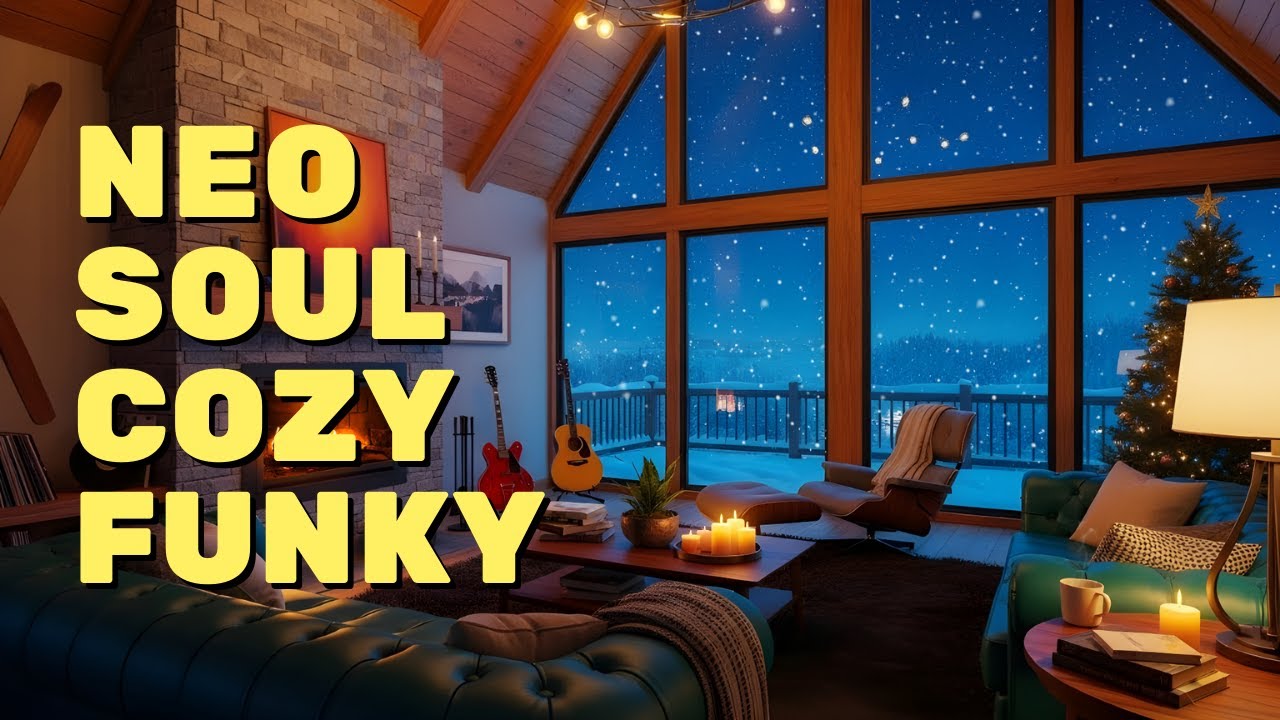 ✨ Luxury Winter Cabin Studio | Neo Soul, R&B Lofi Upbeat Chill Mix for Creative Work & Focus