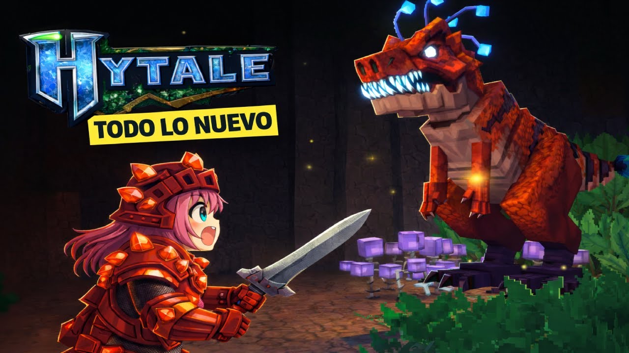 HYTALE DIA 4 LAS MEJORES ARMADURAS Y BUSCANDO LOS DINOSAURIOS EN LA ZONA 4