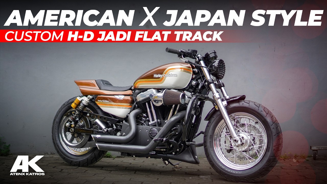 Custom Harley Davidson Sportster 48 by Katros Garage #AtenxKatros