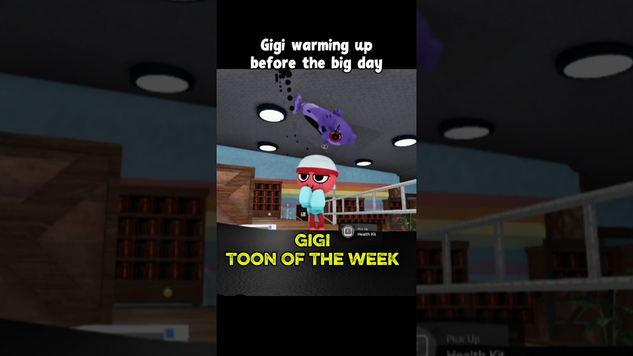 Gigi's warm-up before the Big day #dandysworld #roblox #update