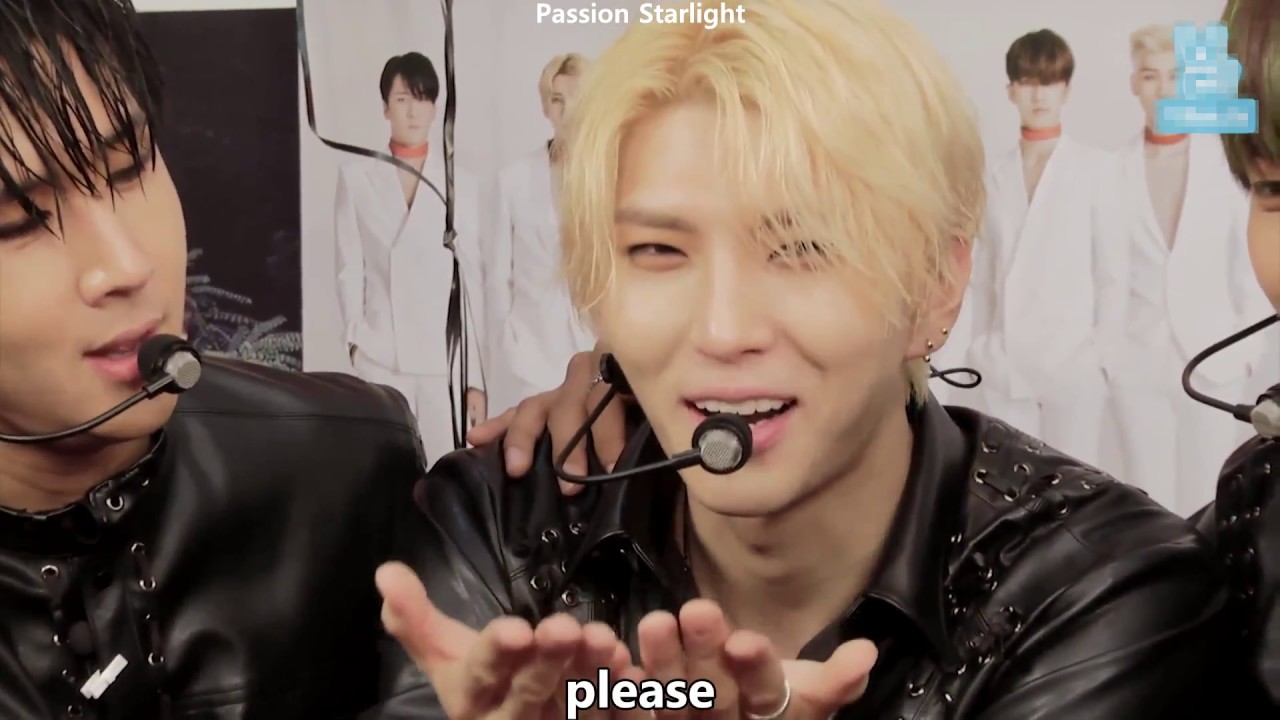 Leo doing aegyo in his Birthday