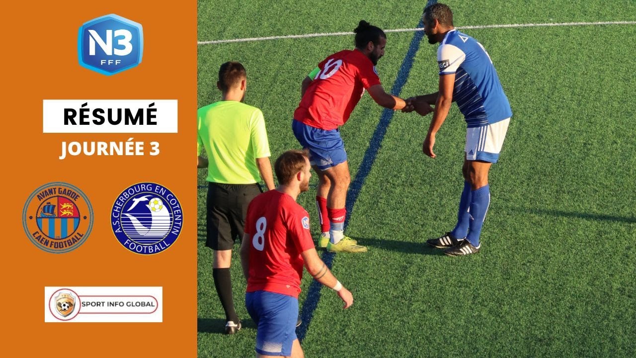 Résumé National 3 J03 : AG Caen - AS Cherbourg (4- 0)
