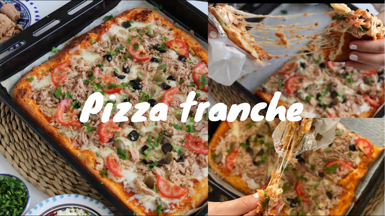 بيتزا منزلية والبنّة لا تقاوم🤤 سهلة و سريعة التحضير| Pizza Tranche ultra facile et très délicieuse