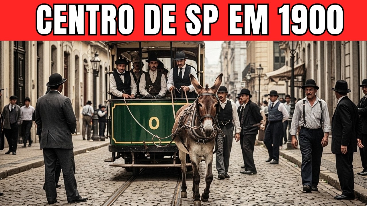 Como Era o Centro de São Paulo em 1900? (Reconstrução Por IA)