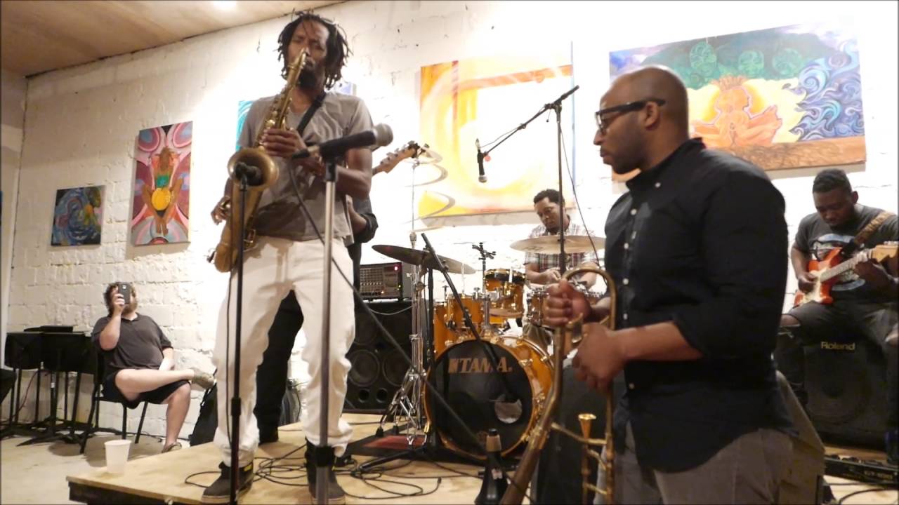 Chris Dave Drumhedz w. Kebbi Williams @ Music in the Park ATL - Sun May/1/2016