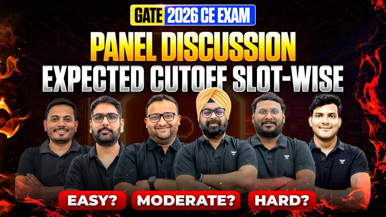 GATE 2026 CE Paper Review 🚨 | Easy, Moderate Ya Tough? Expected Cutoff