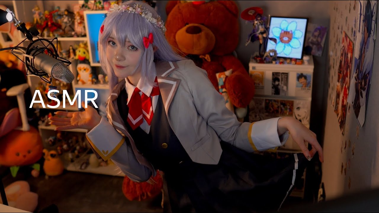 АСМР | Визуальные Триггеры С Эффектом Эхо | Косплей Али | ASMR Visual Triggers with Alya 🍑