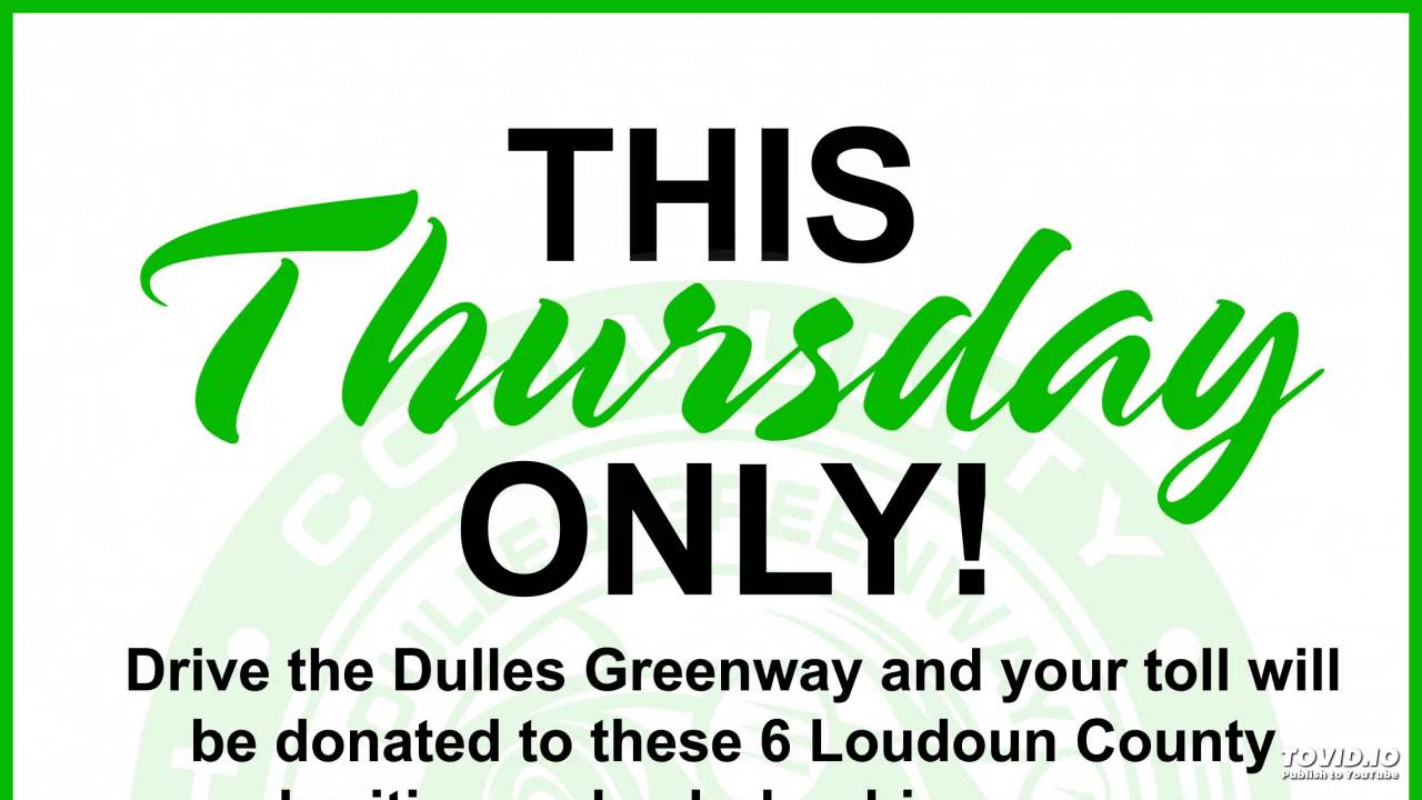 11th Annual Dulles Greenway Drive for Charity