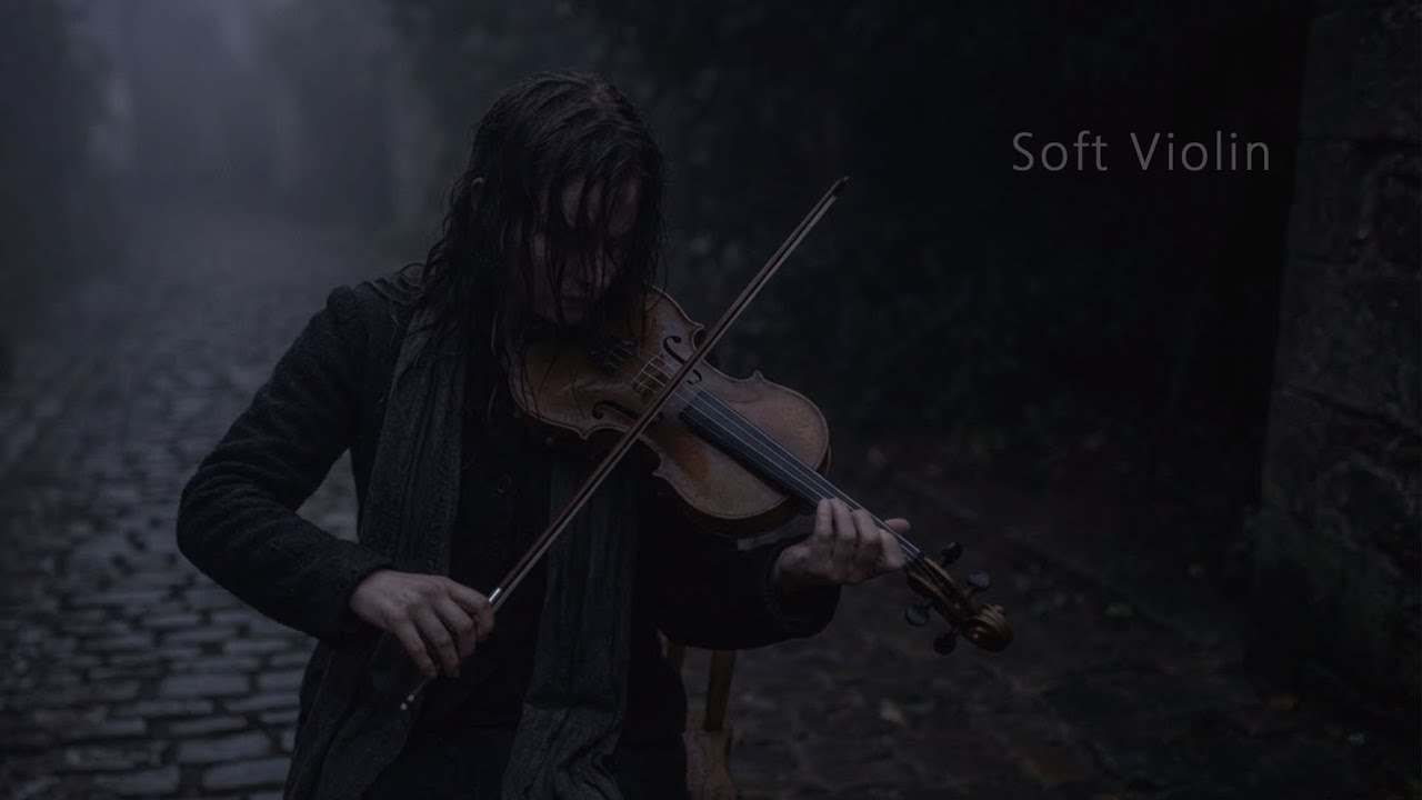 🌙 Soft Violin Lullaby for Anxiety Relief 💤 | Peaceful Sleep Music for Deep Night Relaxation