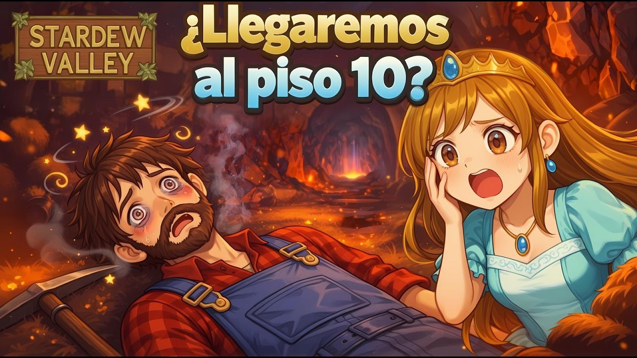 Stardew Valley, ¿Llegaremos al piso en caverna calavera?🌋⚔️