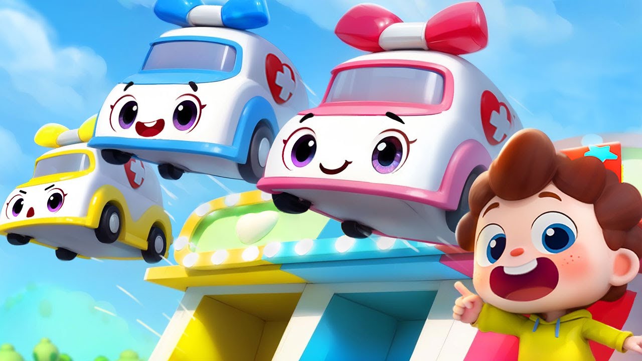 Ambulance, Help Me! | Street Vehicles Song | Learn Colors | Nursery Rhymes & Kids Songs | BabyBus
