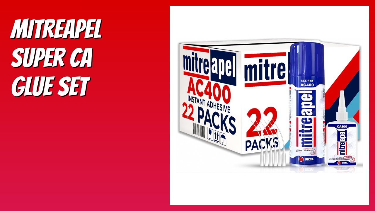 REVIEW (2026): MITREAPEL Super CA Glue Set. Features