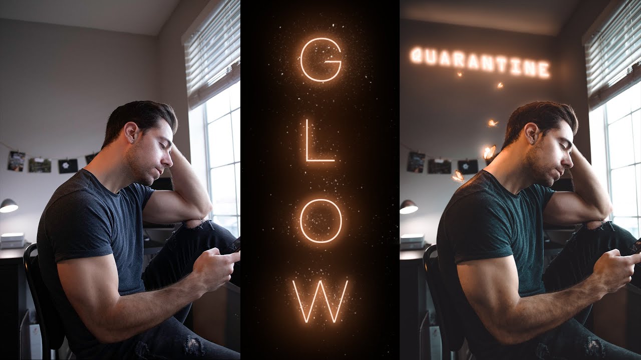 GLOW Effect Photoshop 2020 | Tutorial | Creative Self Portraits at Home